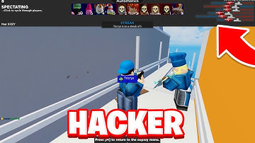 I MADE A HACKER RAGE QUIT (Roblox Arsenal)
