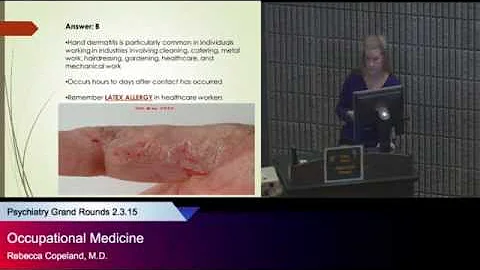 "Occupational Medicine," Rebecca Copeland, M.D.