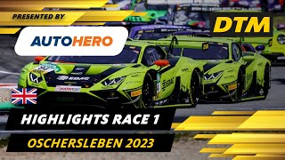 DTM 2023 Race 1 Highlights Oschersleben presented by Autohero: Maiden Lamborghini victory