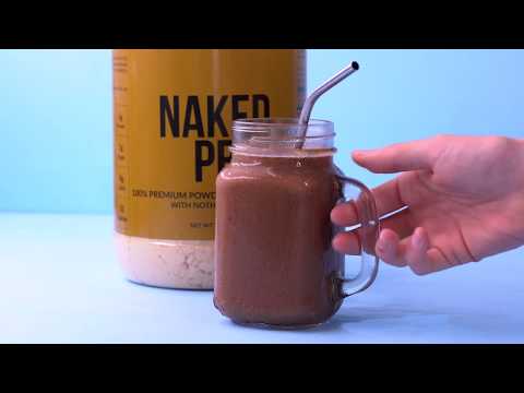The BEST Chocolate Peanut Butter Protein Shake Recipe Ever. | Naked Nutrition