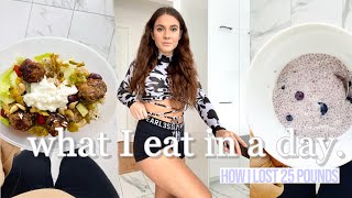 WHAT I EAT IN A DAY TO LOSE WEIGHT | Lose Fat &amp; Maintain Muscle !!