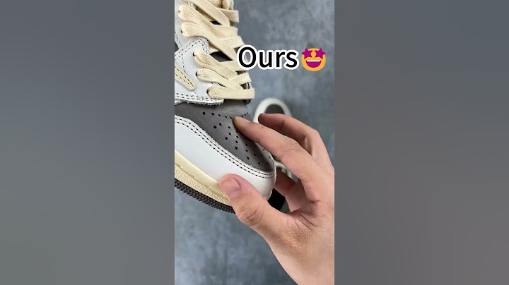 Real vs fake Travis Scott comparison #nike #shoes #jordan #travisscott #real #fake #comparison