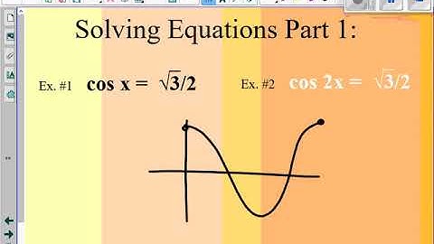(HPC) 15.1 Day #2 Notes (Introduction to Solving Trig Equations)