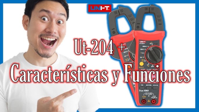 Pinza amperimétrica 1000A AC UT206A+