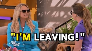 Miranda Lambert Walks Off The Kelly Clarkson Show After Fiery Onair Confrontation