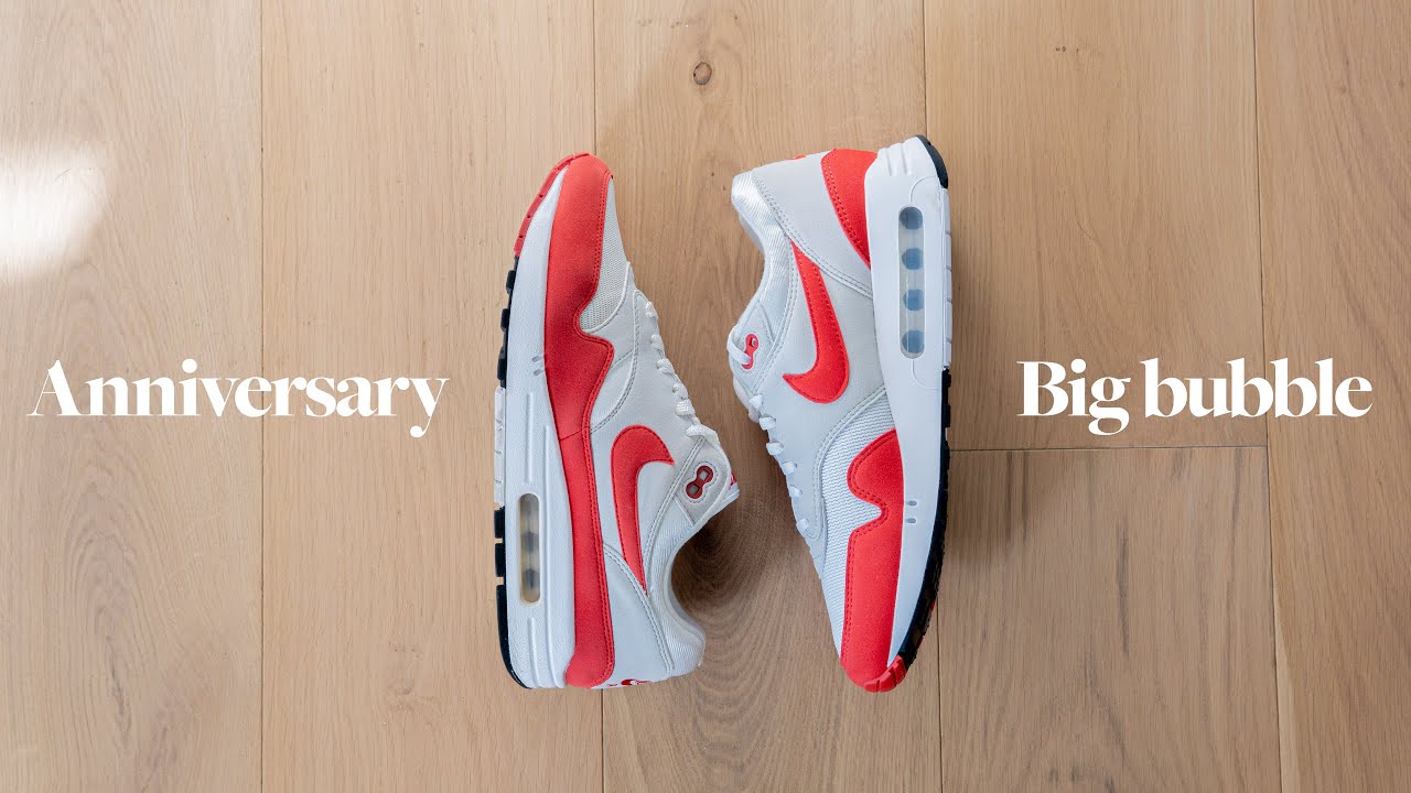 Nike Air Max 1 '86 Big Bubble Review and On Foot  2017 Anniversary vs 2023  Big Bubble Comparison 