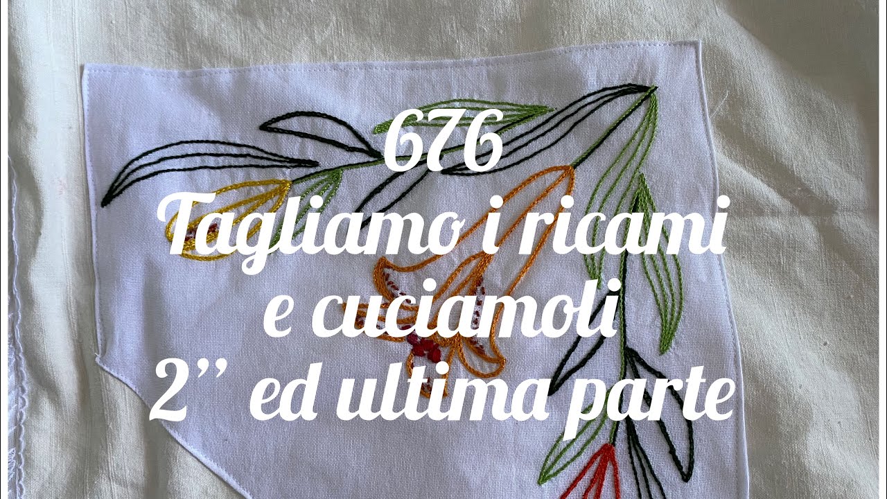 Riciclo di ricami ed altro