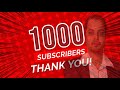 youtube 1k subscribers celebration