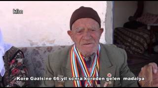 Kağızmanlı Kore Gazisine 66 Yıl Sonra Kore Madalyası,