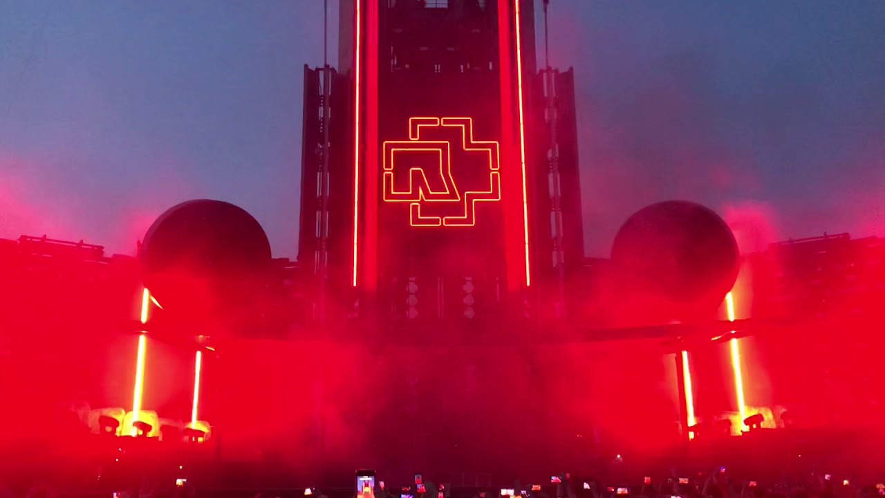 Rammstein - Deutschland + intro Live in Riga 06.08.2019 - YouTube