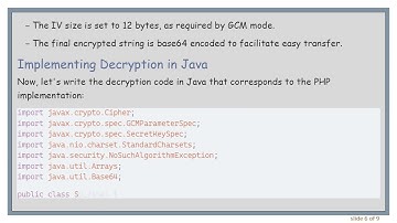 Cross-Platform AES GCM Encryption in PHP and Java