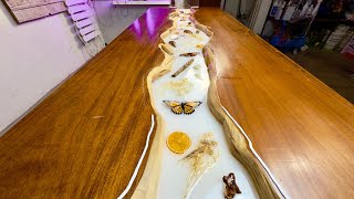 Customized Kitchen Table with Resin / Part 2 by EpoxyGio 1,611 views 4 months ago 14 minutes, 21 seconds