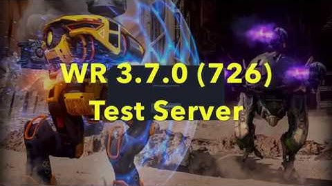 War Robot Test Server: Carrier Map