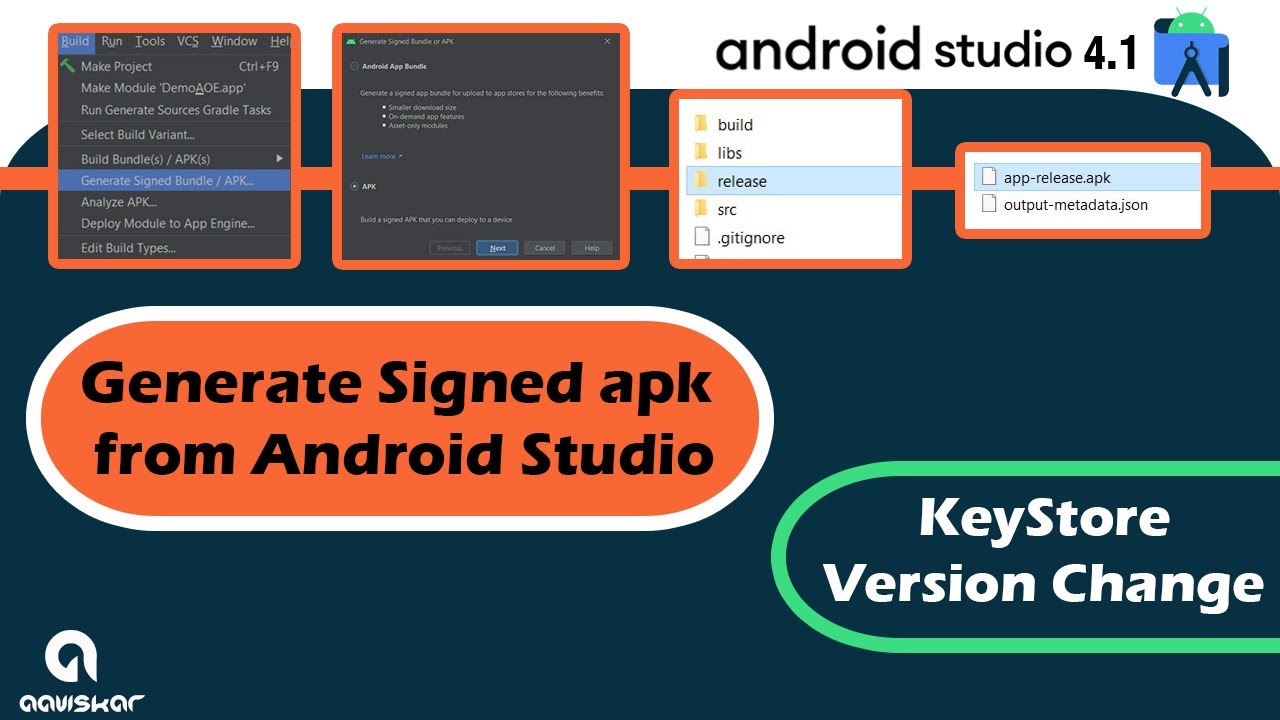 How to Generate Signed apk Android Studio | Generate apk from Android Studio  - YouTube