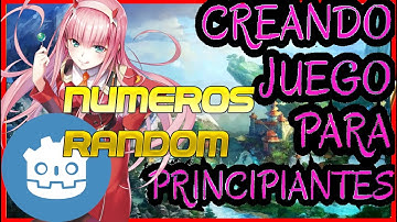 GODOT para PRINCIPIANTES #25 COMO hacer NUMERO random / Godot
