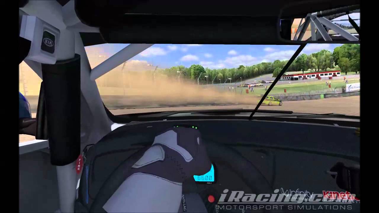 iRacing How to flip over another car YouTube