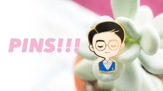 My Enamel Pins Are Here!
