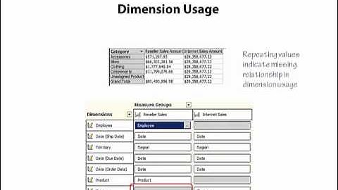 Dimension Usage