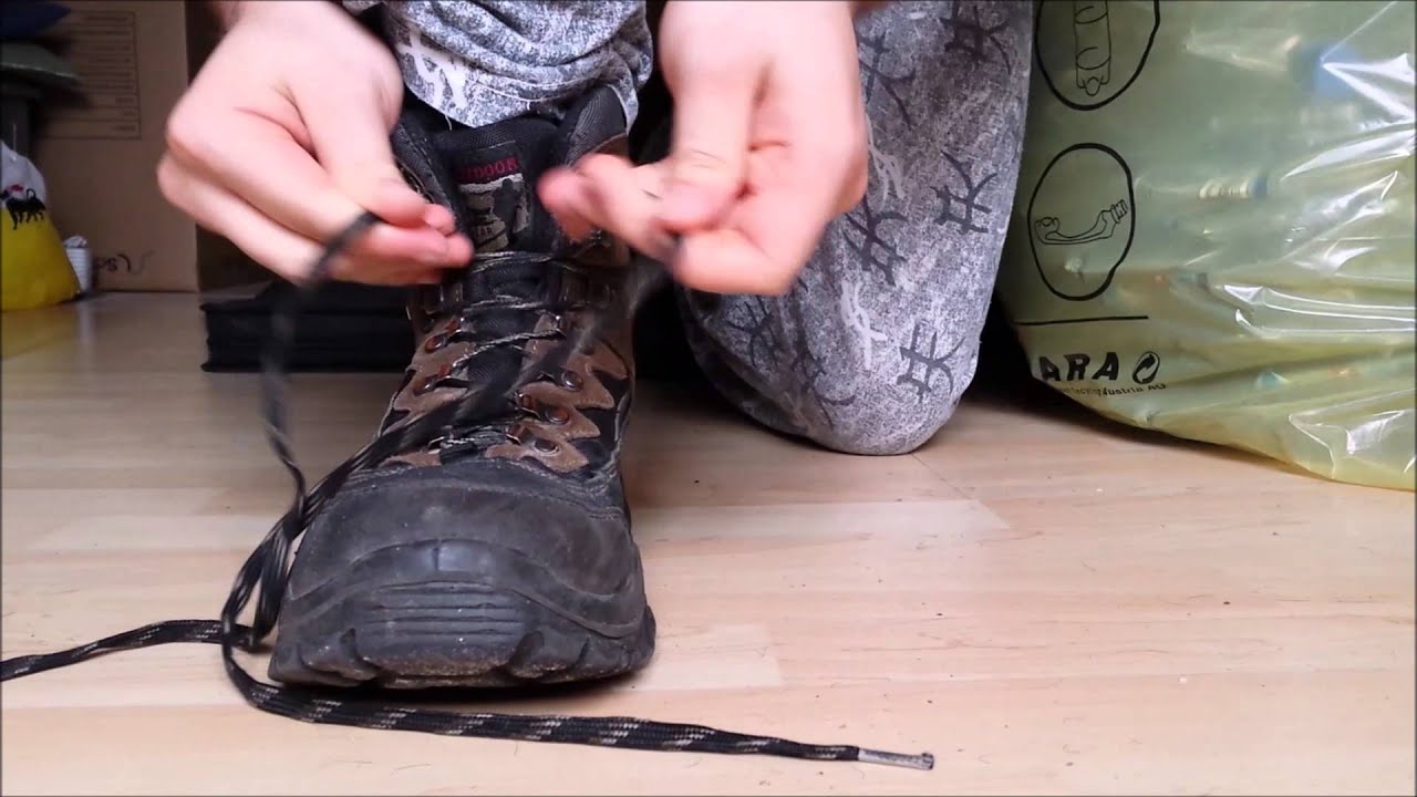 Schuhe anziehen und binden Tutorial Anfänger + Profis/Put on and tie
