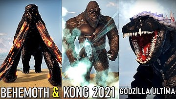 Behemoth & Kong 2021 vs  Godzilla Ultima  Epic Battle | Kaiju Universe
