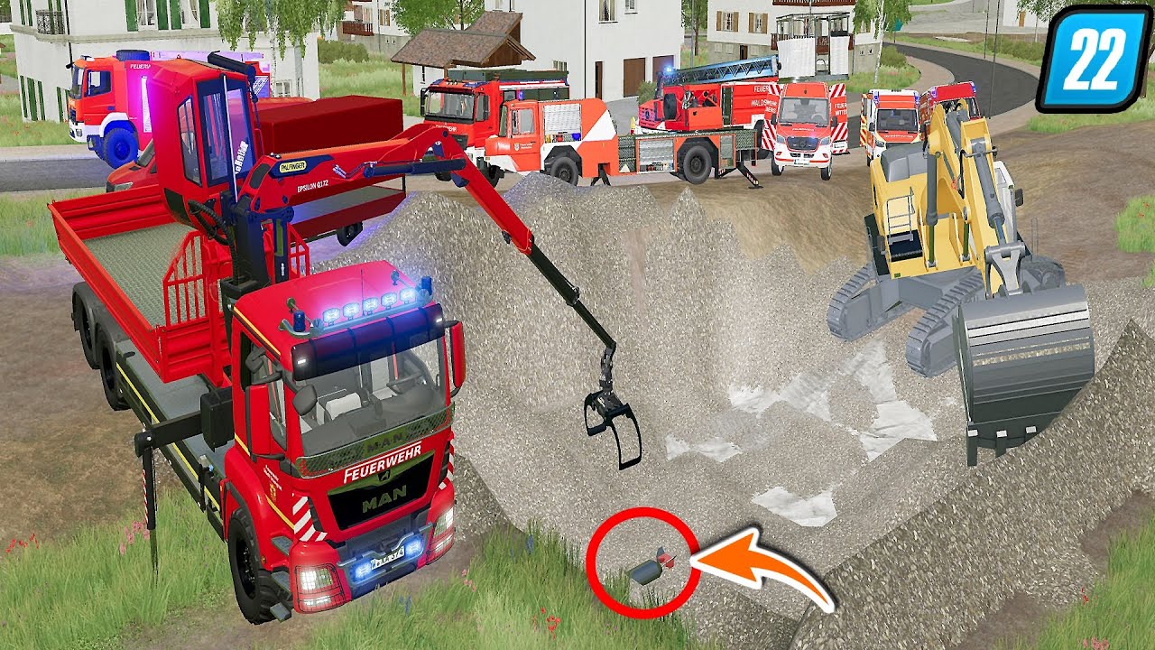 LS22 - Bombenalarm auf Baustelle: Großeinsatz! 🚒