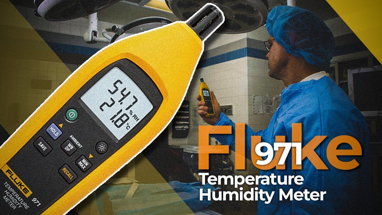 Fluke 971 Temperature Humidity Meter 
