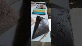 Pedra Moledo, trapézio, brick e rock face feito em concreto arquitetônico