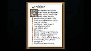 Baltimore Catechism 4 Confiteor, acts of Faith, Hope, and Love, act of Contrition, Grace B/A meals