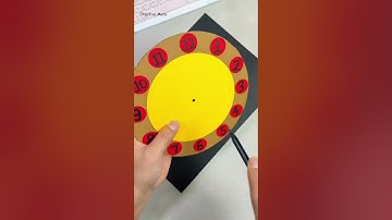 DIY Paper Wall Clock|How to make paper clock #paperclock #clock #cardboardcutout #origamipaper