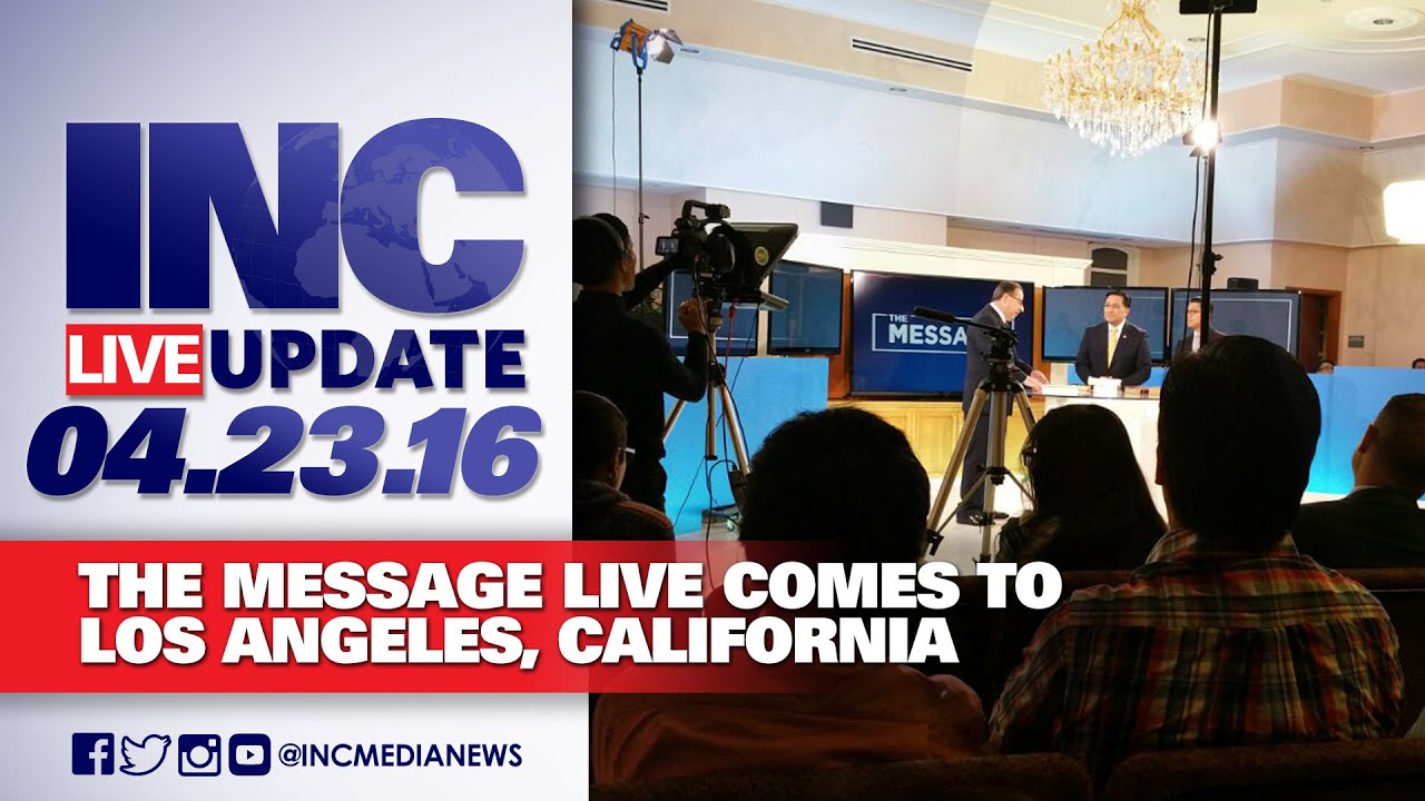 INC Live Update 04.23.2016: The Message Live in L.A. incoterms