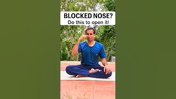 Open your Blocked Nose by doing this! #ancient #yoga #cold #health #tips #relief #breathe #breathing