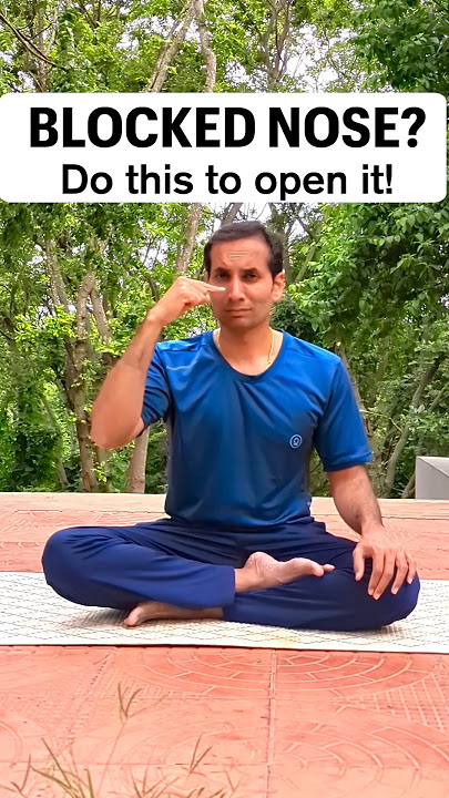 Open your Blocked Nose by doing this! #ancient #yoga #cold #health #tips #relief #breathe #breathing