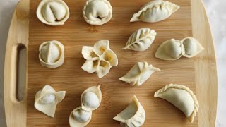 HOW TO MAKE Dumplings and Dumplings SIMPLY AND QUICKLY! beautiful molding of dumplings