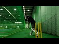 Bowling Machine Net Practice