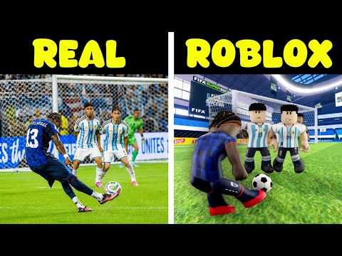 I Recreated the BEST WORLD CUP GOALS in ROBLOX! (FIFA Super Soccer)