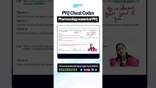 Pharmacology numerical PYQ | NEETPG, FMGE, INICET | Dr Nikita Nanwani