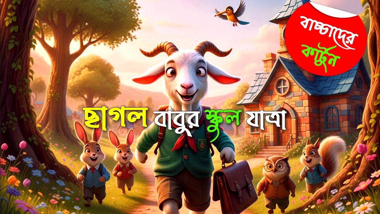 ছাগল যখন স্কুলে ভর্তি হলো! | Goat in School Funny Story | Bengali Comedy 