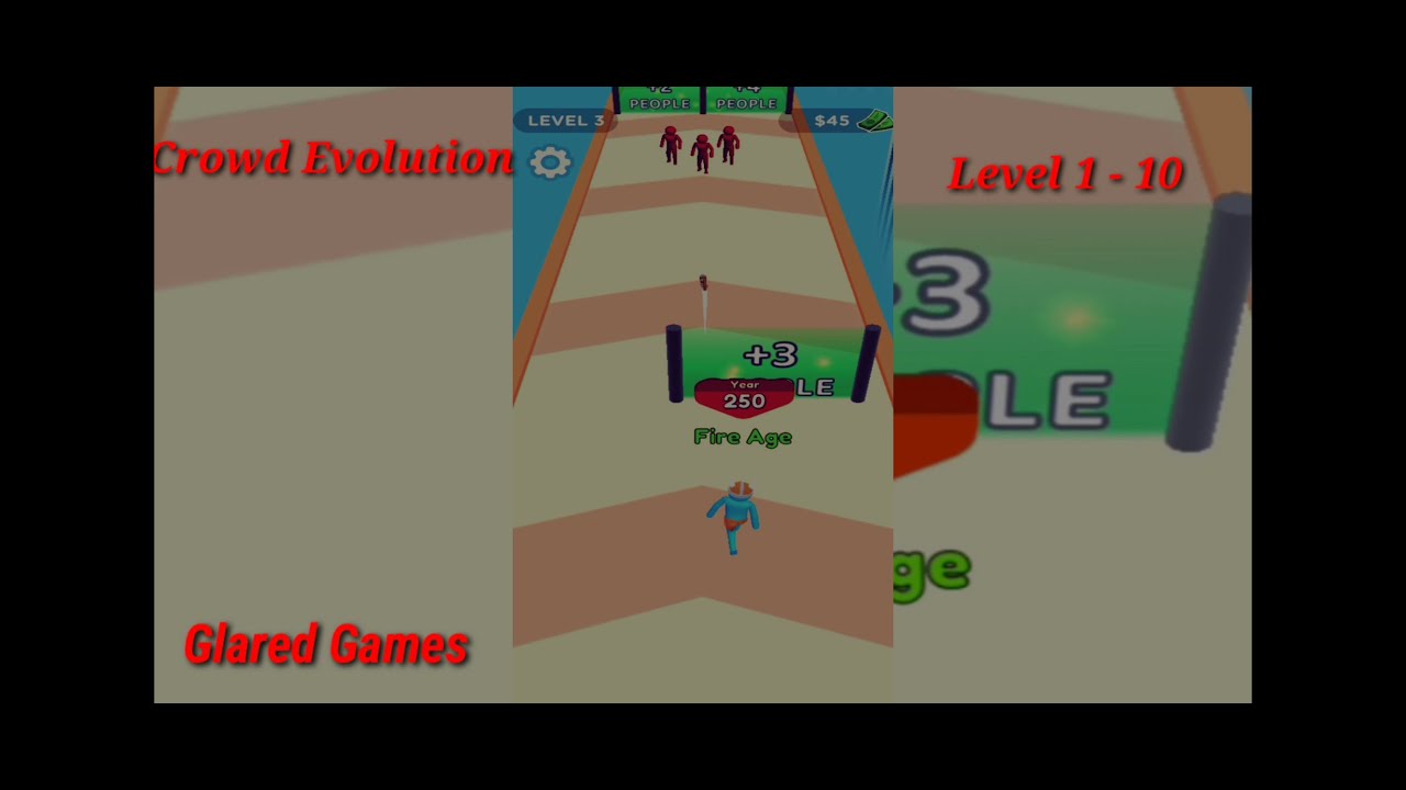 crowd evolution level 1 - level 10