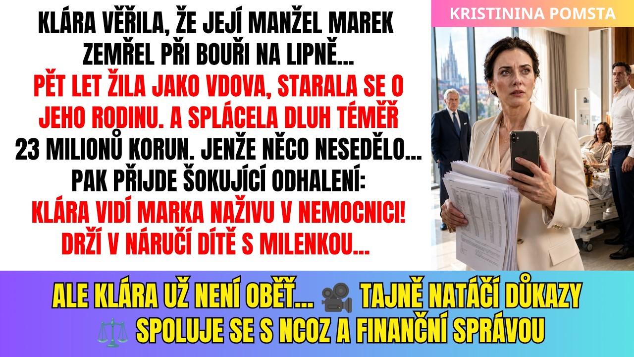 Pět let jsem každý rok sedávala u jeho fotografie, zapalovala svíčku a modlila se za duši muže, kterého smetla vlna na Lipně. Pět let jsem ze svého policejního platu splácela jeho 23milionový...