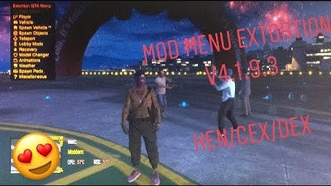 Mod menu extortion v4.1.9.3 #bestmodmenu []GTA5 PS3[] Showcase...Anti freeze 100% Non host kick.🔥