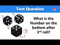 IQ Challenge: What is the Number at the Bottom of the Dice?