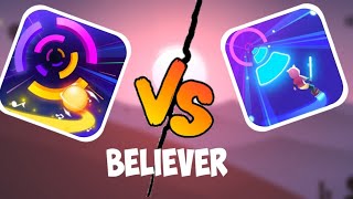 Is magic tiles the best piano game? | magic tiles Vs piano fire |Believer screenshot 3