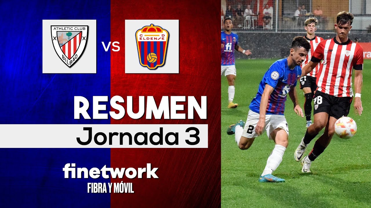 Resumen de Bilbao Athletic CD Eldense (01) YouTube