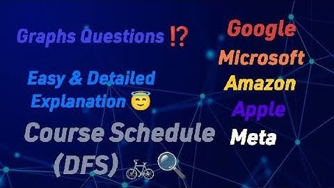 📅 Course Schedule (DFS): Planning Your Learning Path! 📅 | Bit By Bit | 12