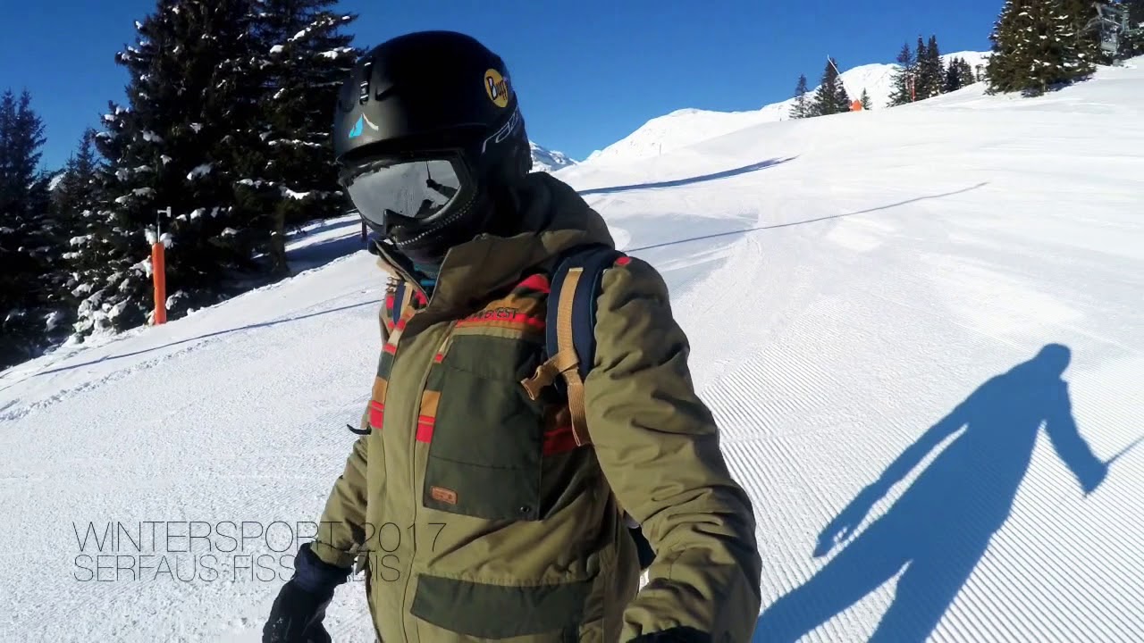 Moroccan snowboarding in Serfaus Fiss Ladis