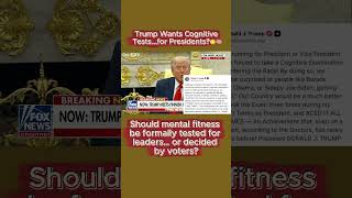 Trump Wants Cognitive Tests?! 😳🧠 #Trump