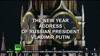 Новогоднее обращение президента России Владимира Владимировича Путина (RT, 31.12.2020)