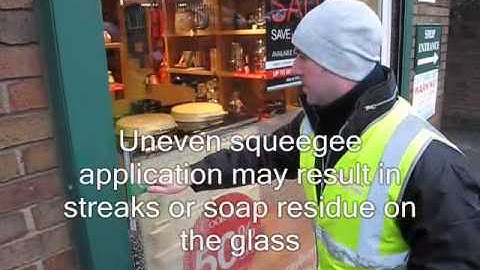 Traditional Window Cleaning: Washer and Squeegee - Basic Techniques Tutorial Video (Unger)