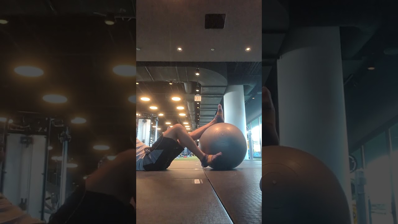 one legged hamstring curl + plank extensions + side plank with leg lift