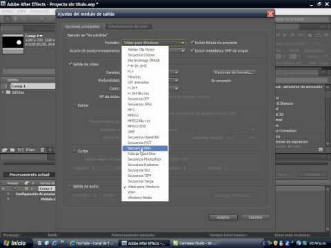 Como Renderizar o Exportar Videos en After Effects